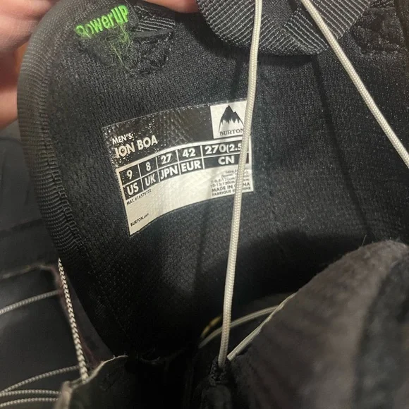 Snowboards Boots by Burton ion Boa size 9 USA - Picture 5 of 8